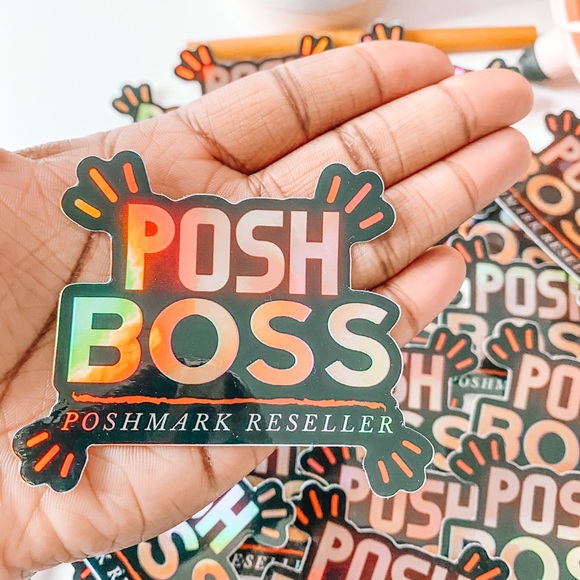 Posh Boss Holographic Sticker - Picture 4 of 6